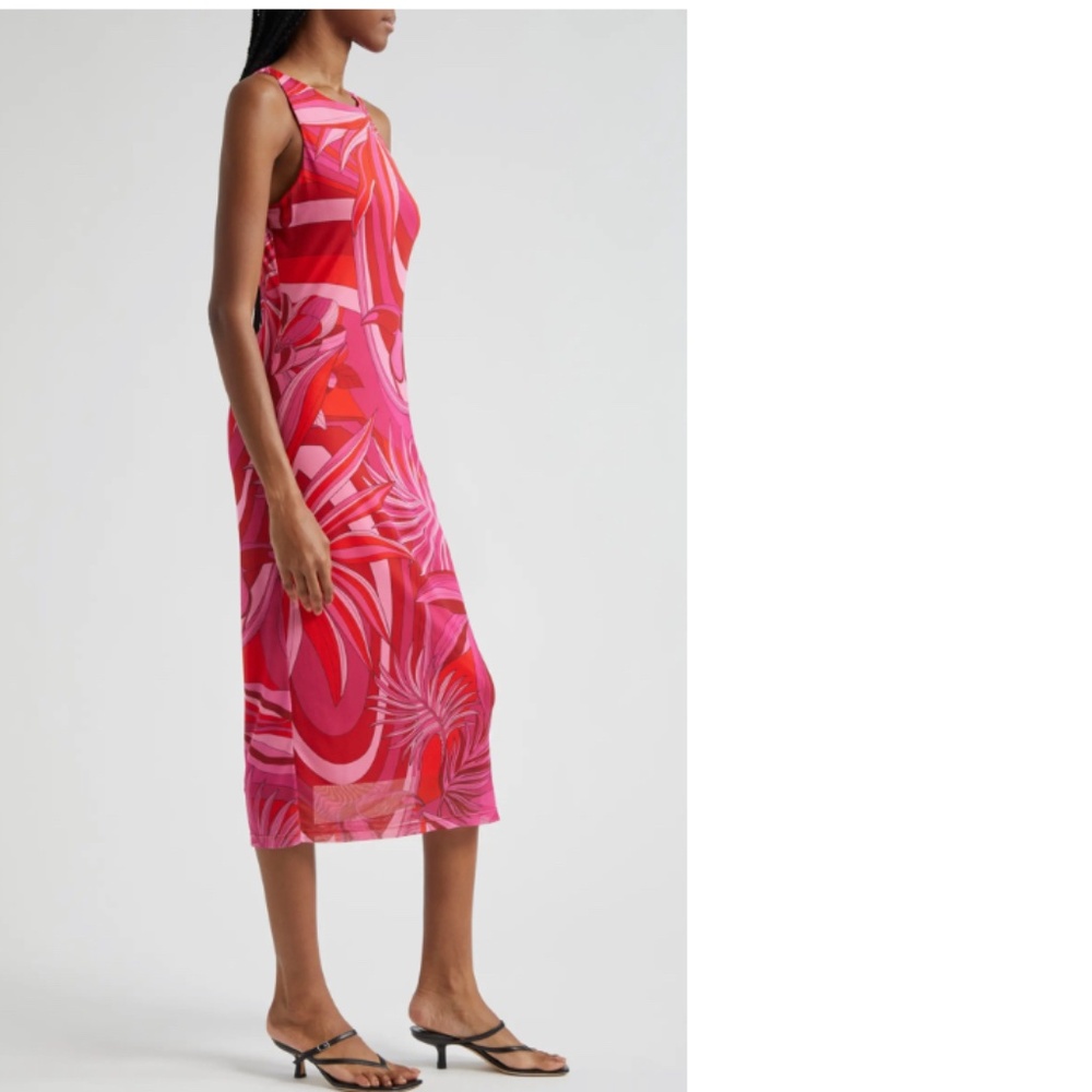 NWOT Farm Rio Endless Summer Tulle Midi Dress SIZE M - Picture 4 of 6